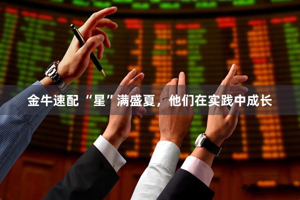 金牛速配 “星”满盛夏，他们在实践中成长